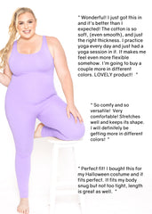 Women's Plus Size Teamwear Cotton Tank Unitard
