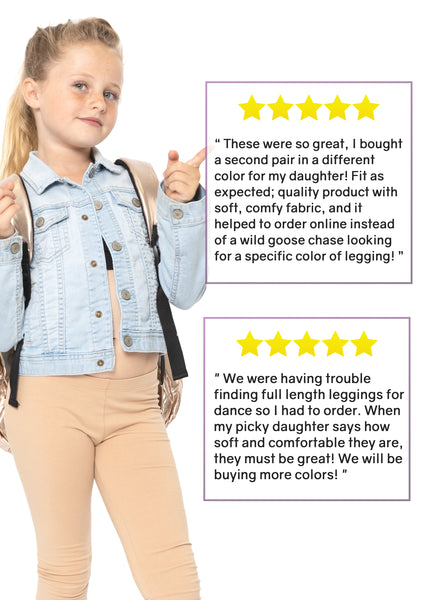 Girl's Cotton Footless Leggings