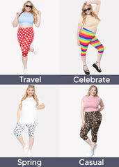 Women's and Plus Size Oh So Soft Knee Length Leggings
