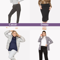 Women's Plus Size and Regular Long Sleeve Turtleneck