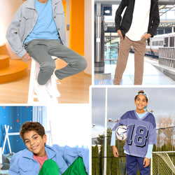 Boy's Jogger Play Pants | Size 2 to 14