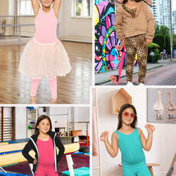 Teamwear Girl's Cotton Tank Unitard | Size 4 to 16