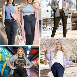 Women's High Waist Pull On Jeggings | X-Large to 3X