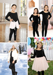 Teamwear Girl's Cotton Tank LONG SLEEVE Unitard