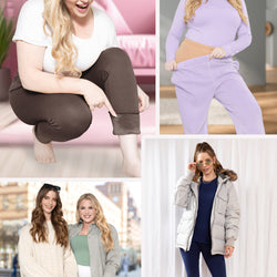 Women's Plus Size Milky Fleece Leggings | X-Large to 7X