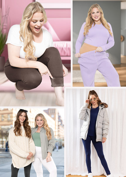 Women's Plus Size Milky Fleece Leggings | X-Large to 7X