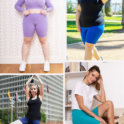 Women's Plus Size Cotton Biker Shorts | XL to 3X