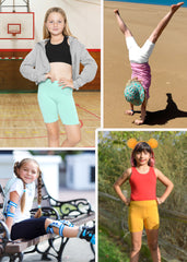 Girl's Cotton Biker Shorts
