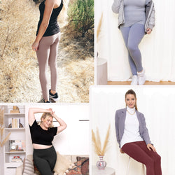 Women's Plus Size Full Length Cotton Leggings