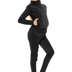 Girl’s Cadet Jacket and Jogger Sweatsuit Set