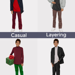 Youth Boy’s Oh So Soft Long Sleeve Mock Neck Top