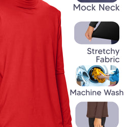 Youth Boy’s Oh So Soft Long Sleeve Mock Neck Top