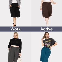 Women's Straight Leg and Flowy Gaucho Pants with Pockets | Small to 3X