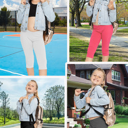 Girl's Oh So Soft Knee Length Leggings | Sizes 4 to 14