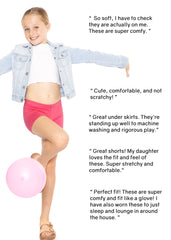 Youth Girl's Stretch Cotton Booty Shorts