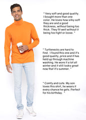Men’s Oh So Soft Luxe Long Sleeve Stretch Turtleneck