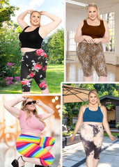 Women's and Plus Size Knee-Length Leggings
