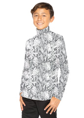 Oh So Soft Boy's Long Sleeve Poly Spandex Turtleneck Even More Colors