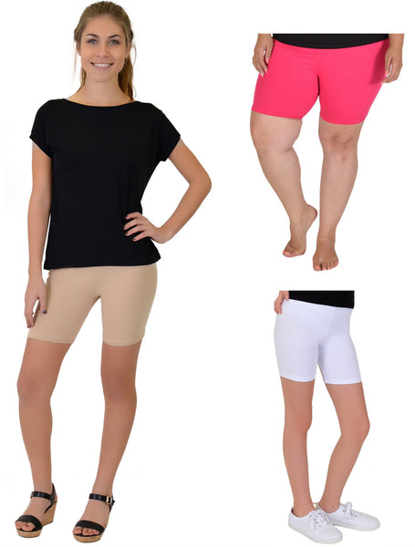 Teamwear Cotton Biker Shorts