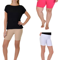 Teamwear Cotton Biker Shorts