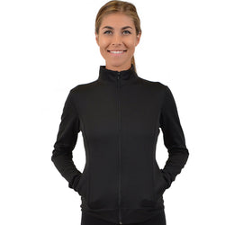 Teamwear Techno Poly/Spandex Cadet Warm Up Jacket