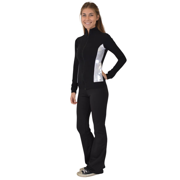 Teamwear Silver Slit Cadet Warmup Jacket