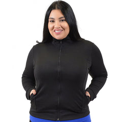 Teamwear Techno Poly/Spandex Cadet Warm Up Jacket
