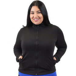 Teamwear Techno Poly/Spandex Cadet Warm Up Jacket