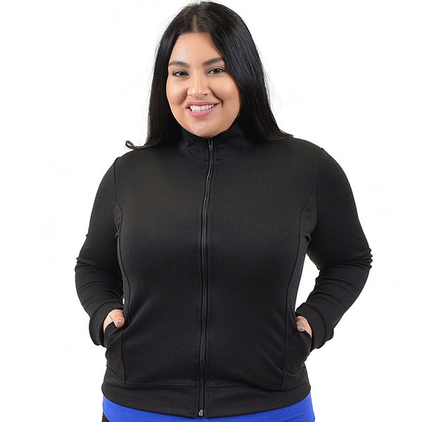 Teamwear Techno Poly/Spandex Cadet Warm Up Jacket