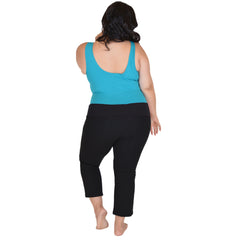 Teamwear Foldover CAPRI Yoga Pants