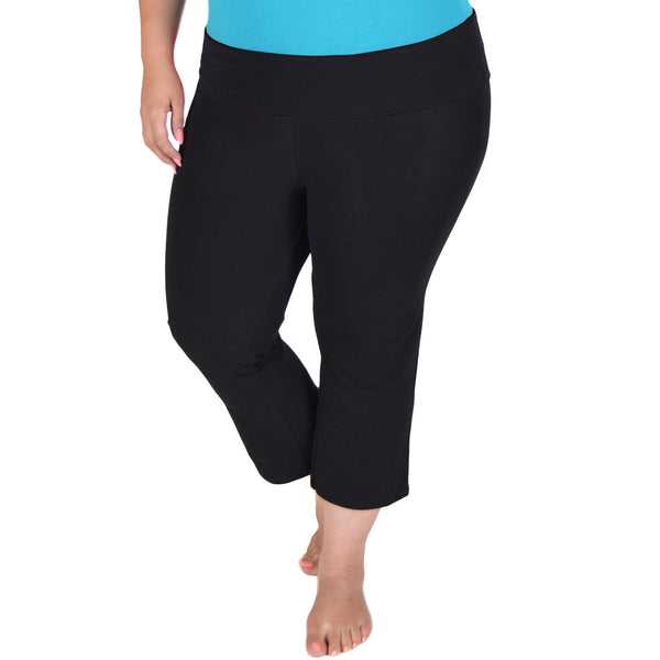Teamwear Foldover CAPRI Yoga Pants