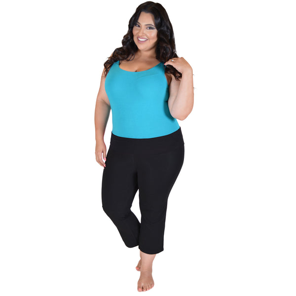 Teamwear Foldover CAPRI Yoga Pants