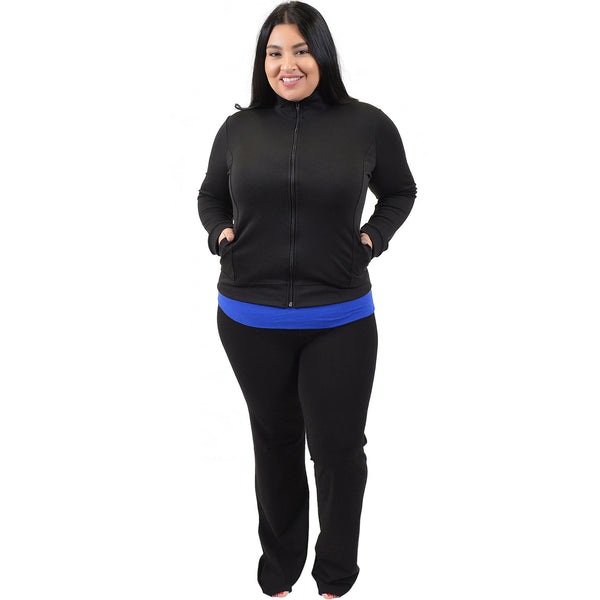 Teamwear Techno Poly/Spandex Cadet Warm Up Jacket