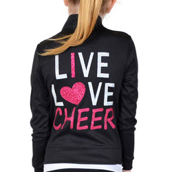 Teamwear Rayon Live Love Cheer Warm Up Jacket
