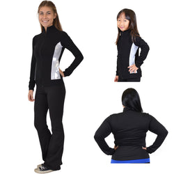 Teamwear Silver Slit Cadet Warmup Jacket