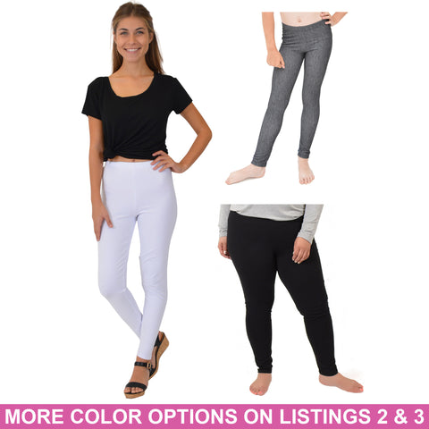 Teamwear Cotton Leggings 1