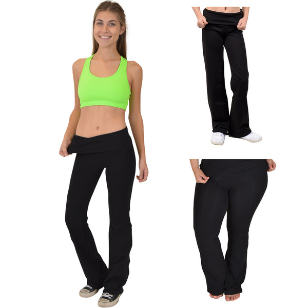 Teamwear Foldover Yoga Pants